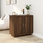 ZNTS Sideboard Brown Oak 80x40x75 cm Engineered Wood 817236