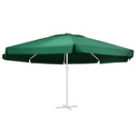 ZNTS Replacement Fabric for Outdoor Parasol Green 600 cm 312547