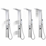 Shower Panel System Stainless Steel Square 142371