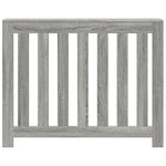 ZNTS Radiator Cover Grey Sonoma 104x20x82 cm Engineered Wood 852740