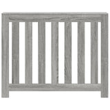 ZNTS Radiator Cover Grey Sonoma 104x20x82 cm Engineered Wood 852740