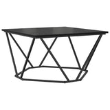 Coffee Table Black Oak 80 x 80 x 45 cm 868273