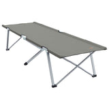 Folding Camping Bed Folding Grey 62 x 194 x 42 cm Oxford fabric 42003119