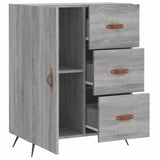 Sideboard Grey Sonoma 69.5x34x90 cm Engineered Wood 827890