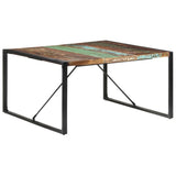 Dining Table 140x140x75 cm Solid Reclaimed Wood 321573