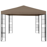 Gazebo 3x3 m Taupe 312257