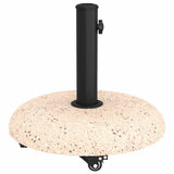 Parasol Base 21kg Yellow Concrete Round 42007320