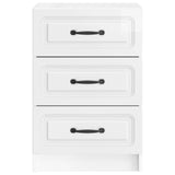 Bedside Cabinet with Drawer High Gloss White 43 x 41 x 63.5 cm 895709