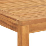 5 Piece Garden Dining Set Solid Wood Teak 3157919