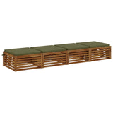 4-Piece Seat Cushions SOEST 4 pcs 100% Polyester Olive Green 944818