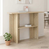 Console Table Sonoma Oak 100 x 30 x 75 cm Engineered Wood 8001177