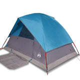 Camping Tent Dome 4-Person Blue Waterproof 94700