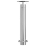 Chimney Extension Silver 35 x 35 x 132 cm Stainless steel 42008453