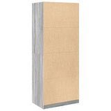 Wardrobe Grey Sonoma 80x50x200 cm Engineered Wood 3307725