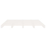 Bed Frame without Mattress White 140x190 cm Solid Wood Pine 3190506