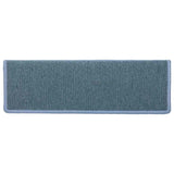 ZNTS Stair Mats 30 pcs 65x21x4 cm Blue 3365774