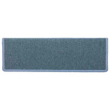 Stair Mats 30 pcs 65x21x4 cm Sea Blue Rectangular Edge 3365774