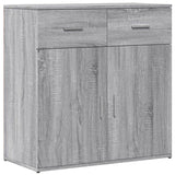 Sideboard Grey Sonoma 79x38x80 cm Engineered Wood 840525