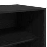 Wardrobe with Shelf Black Oak 80 x 50 x 200 cm Engineered Wood 3345119