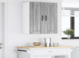 Wall Cabinet LUCCA 2 pcs Grey Sonoma 30 x 31 x 80 cm 885018