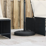 Parasol Base with Handles for Ø38 / 48 mm Poles 25 kg Round 4007986