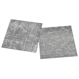 Self-adhesive Flooring Planks 55 pcs PVC 5.11 m Concrete Grey 324677