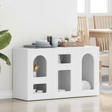 Sideboard ELST White 100 x 35 x 59 cm Engineered Wood 891344
