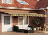 Manual Awning Frame with LEDs 4.5 x 3.5 m 3420912