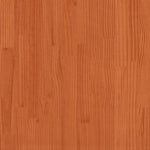 Bed Frame without Mattress Wax Brown 140x200 cm Solid Wood Pine 3306806