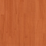 Bed Frame without Mattress Wax Brown 140x200 cm Solid Wood Pine 3306806