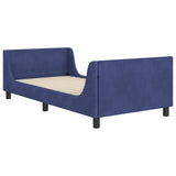 Children's Bed Frame with Headboard Police Blue 80 x 200 cm 42010873