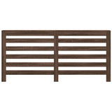 ZNTS Radiator Cover Brown Oak 175x20x82 cm Engineered Wood 852714