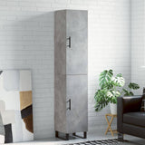 Highboard Concrete Grey 34.5x34x180 cm Engineered Wood 3198813