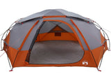 Dome Tent with Removable Rainfly Grey and Orange 4-Person 42017375
