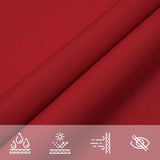 ZNTS Sunshade Sail Oxford Fabric Rectangular 3x5 m Red 135652