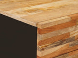 Bed cabinet with Drawer Brown 50 x 33 x 62 cm Solid Mango Wood 4018305