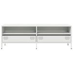 ZNTS TV Cabinet White 135x39x43.5 cm Cold-rolled Steel 851339