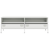 ZNTS TV Cabinet White 135x39x43.5 cm Cold-rolled Steel 851339