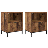 Bedside Cabinet 2 pcs Old wood 49 x 36 x 61 cm Engineered wood 883491