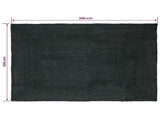Area Rugs Rectangular Dark Grey 200 x 290 cm Jute 42010441