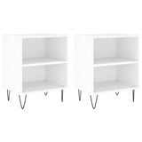 Bedside Cabinets 2 pcs White 40x30x50 cm Engineered Wood 826781