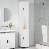 Bathroom Cabinet with Storage High Gloss White 30 x 35 x 192 cm 883338