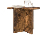Side Table 2 pcs Smoked Oak 39 x 38 cm Engineered Wood 8001090