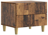 Bedside Cabinet with Drawer 2 pcs Old Wood 43 x 34.5 x 48 cm 894542