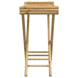 Folding Tray Table 70.5x42.5x80 cm Bamboo 366454