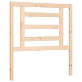 Bed Frame without Mattress Single Solid Wood 3194666