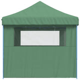 Foldable Party Tent Pop-Up with 3 Sidewalls Green 4005016