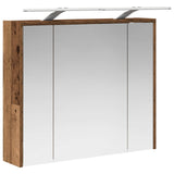Bathroom Mirror Cabinet Old Wood 73.5 x 16 x 62.5 cm 889181
