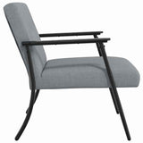 Armchair Light Grey 59 x 75 x 78 cm Fabric 42017690