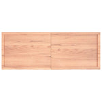 Bathroom Countertop Light Brown 160x60xcm Treated Solid Wood 3156159